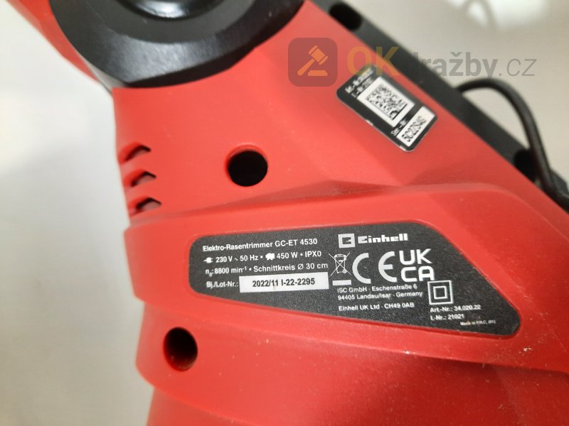 Einhell Seka Ka Strunov Elektrick Gc Et Okdra By Cz